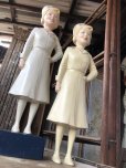画像28: 50s Vintage Advertising Miss Curity Counter Display Statue Figure 53cm (B797) (28)