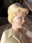 画像21: 50s Vintage Advertising Miss Curity Counter Display Statue Figure 48cm (B798)