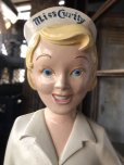 画像20: 50s Vintage Advertising Miss Curity Counter Display Statue Figure 53cm (B797) (20)