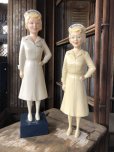 画像23: 50s Vintage Advertising Miss Curity Counter Display Statue Figure 53cm (B797) (23)