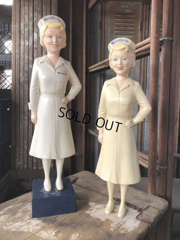 画像23: 50s Vintage Advertising Miss Curity Counter Display Statue Figure 53cm (B797)