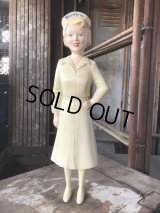 50s Vintage Advertising Miss Curity Counter Display Statue Figure 48cm (B798)