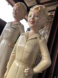 画像32: 50s Vintage Advertising Miss Curity Counter Display Statue Figure 48cm (B798)