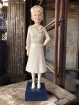 画像1: 50s Vintage Advertising Miss Curity Counter Display Statue Figure 53cm (B797) (1)