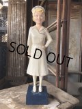 50s Vintage Advertising Miss Curity Counter Display Statue Figure 53cm (B797)