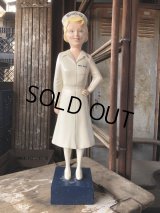 50s Vintage Advertising Miss Curity Counter Display Statue Figure 53cm (B797)