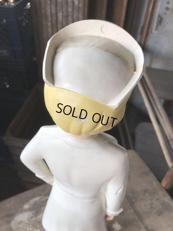 画像11: 50s Vintage Advertising Miss Curity Counter Display Statue Figure 53cm (B797)