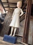 画像21: 50s Vintage Advertising Miss Curity Counter Display Statue Figure 53cm (B797)