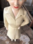 画像18: 50s Vintage Advertising Miss Curity Counter Display Statue Figure 48cm (B798)