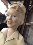 画像4: 50s Vintage Advertising Miss Curity Counter Display Statue Figure 48cm (B798)