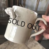 70s Vintage Fitz and Floyd KICKY Ceramic Mug Made in Japan (B803)