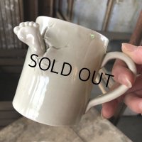 70s Vintage Fitz and Floyd KICKY Ceramic Mug Made in Japan (B803)