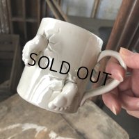 70s Vintage Fitz and Floyd KICKY Ceramic Mug Made in Japan (B804)