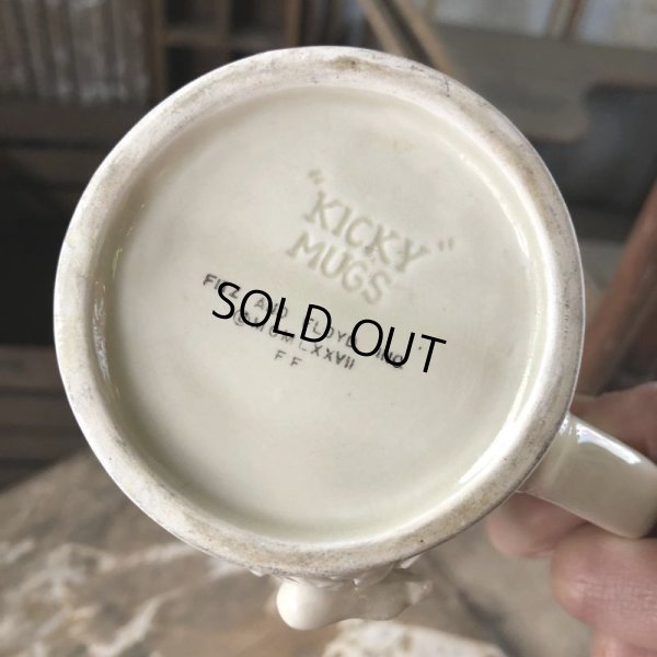 画像3: 70s Vintage Fitz and Floyd KICKY Ceramic Mug Made in Japan (B803)