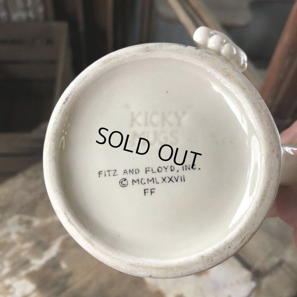 画像3: 70s Vintage Fitz and Floyd KICKY Ceramic Mug Made in Japan (B804)