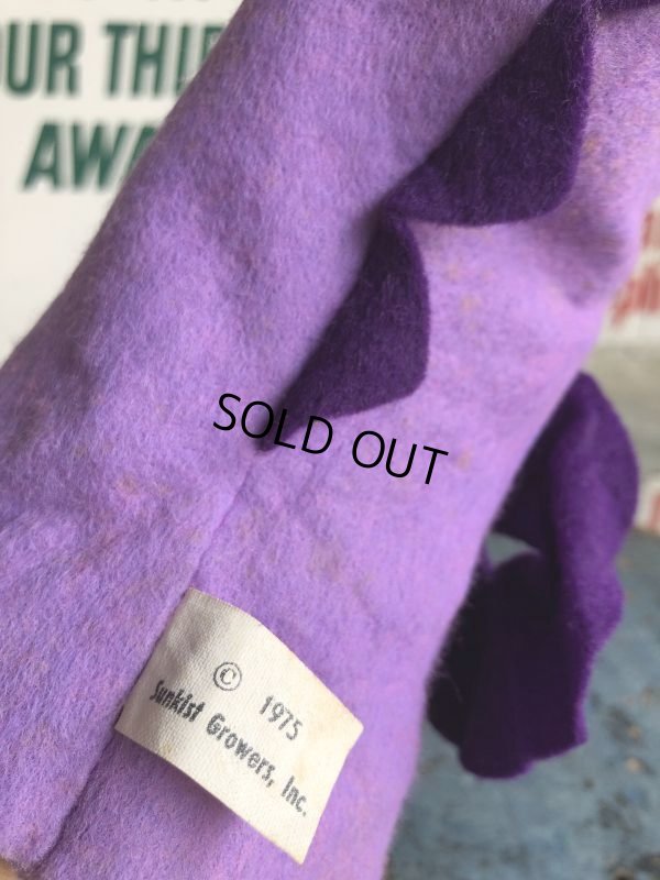 画像3: 70s Vintage Advertising Sunkist Hand Puppet Doll (B806)