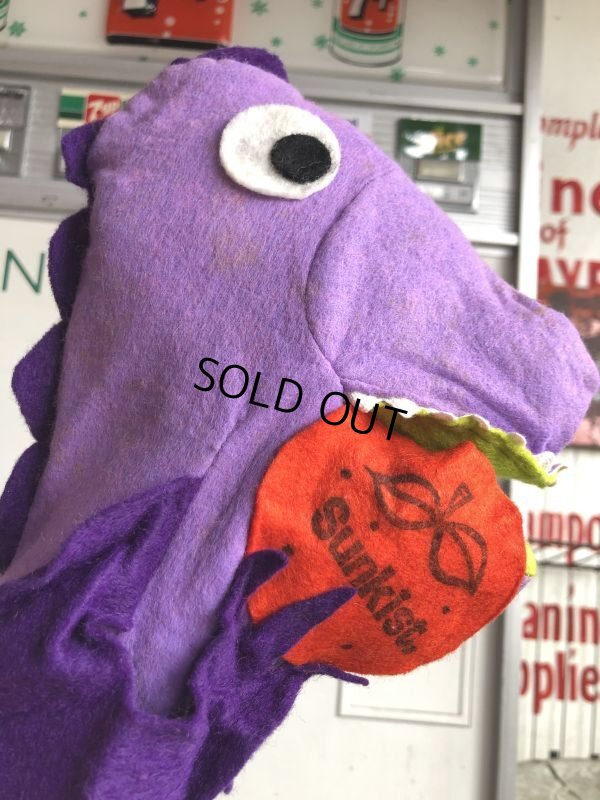 画像4: 70s Vintage Advertising Sunkist Hand Puppet Doll (B806)