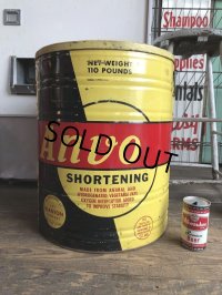 Vintage Anvo Shortning Huge Can (B808) 　