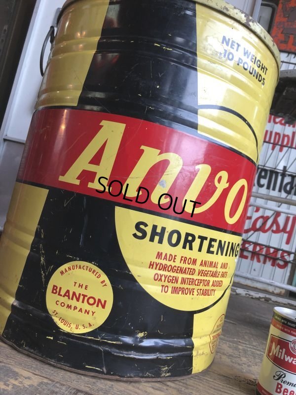 画像5: Vintage Anvo Shortning Huge Can (B808)