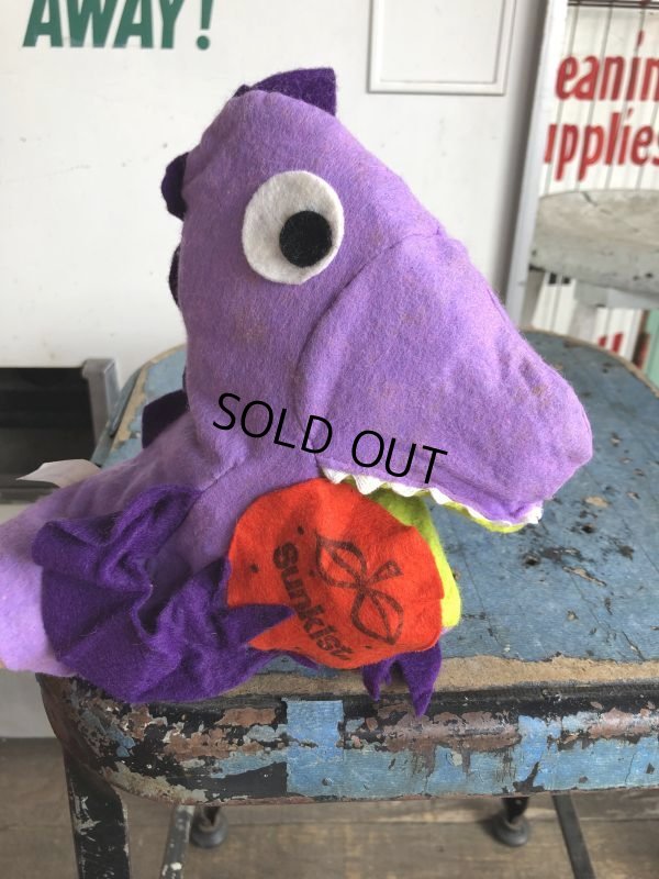 画像8: 70s Vintage Advertising Sunkist Hand Puppet Doll (B806)