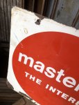 画像5: 60s Vintage MASTER CHARGE The Interbank Store Display Double Sided Metal Sign (B809)