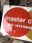 画像4: 60s Vintage MASTER CHARGE The Interbank Store Display Double Sided Metal Sign (B809)