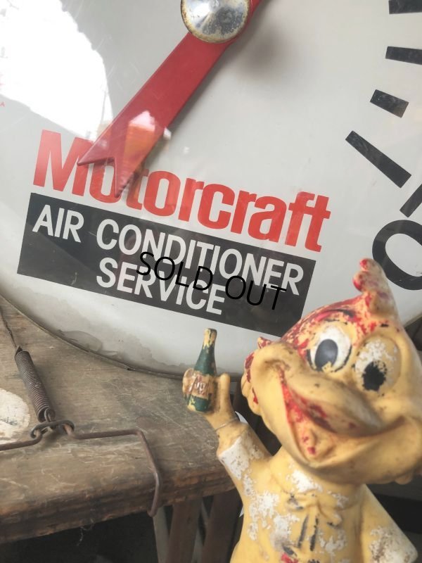 画像26: 70s Vintage FORD Motorcraft AIR CONDITIONER SERVICE 18" Thermometer (B810)