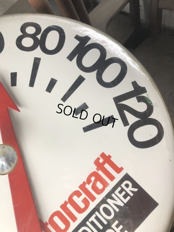 画像23: 70s Vintage FORD Motorcraft AIR CONDITIONER SERVICE 18" Thermometer (B810)