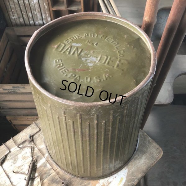 画像10: Vintage DAN - DEE Industrial Metal Trush Can (B816)