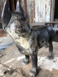 画像11: Antique Cast Iron Boston Terrier Doorstop Statue (B818)