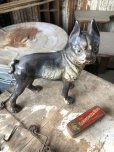 画像20: Antique Cast Iron Boston Terrier Doorstop Statue (B818)