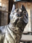 画像13: Antique Cast Iron Boston Terrier Doorstop Statue (B818)