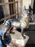 画像22: Antique Cast Iron Boston Terrier Doorstop Statue (B818)