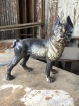 画像1: Antique Cast Iron Boston Terrier Doorstop Statue (B818) (1)