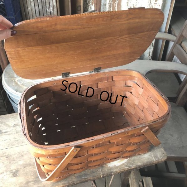 画像3: Vintage U.S.A. Picnic Basket (B822)