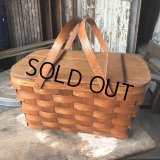 Vintage U.S.A. Picnic Basket (B822)