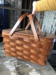 画像14: Vintage U.S.A. Picnic Basket (B822)