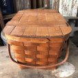 画像8: Vintage U.S.A. Picnic Basket (B822)