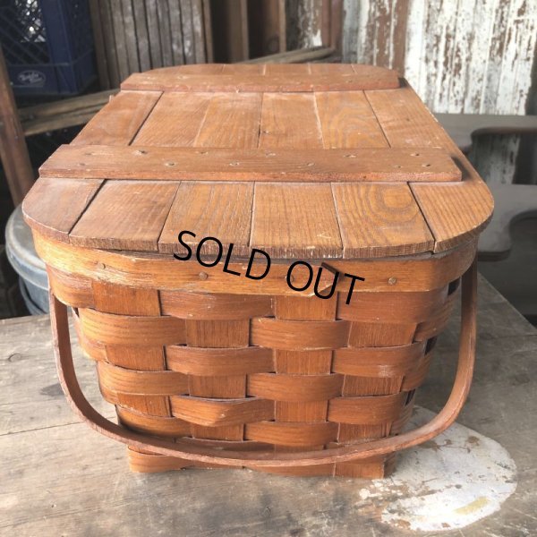 画像8: Vintage U.S.A. Picnic Basket (B822)
