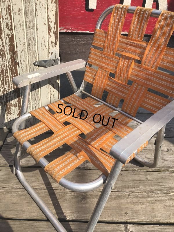 画像11: 60s Vintage Folding Lawn Chair Kid's (B833)