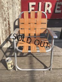 60s Vintage Folding Lawn Chair Kid's (B833)