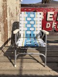 60s Vintage Folding Lawn Chair A (B831)