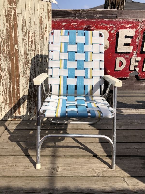 画像1: 60s Vintage Folding Lawn Chair A (B831)