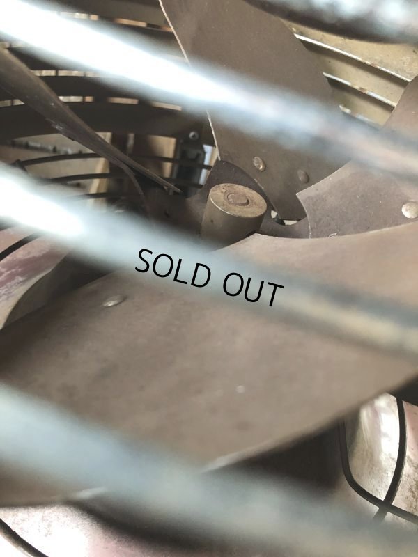 画像12: Vintage FASCO Ottoman Stool Floor Circular Fan (B828)