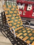 画像9: 60s Vintage Folding Lawn Chair Long (B834)