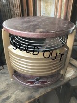 Vintage FASCO Ottoman Stool Floor Circular Fan (B828)