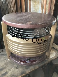 Vintage FASCO Ottoman Stool Floor Circular Fan (B828)