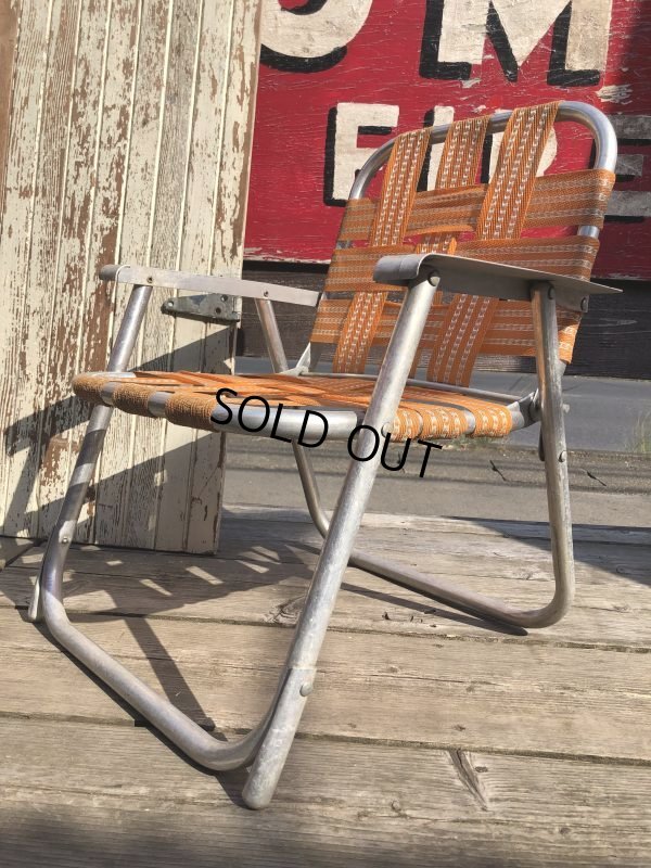 画像8: 60s Vintage Folding Lawn Chair Kid's (B833)