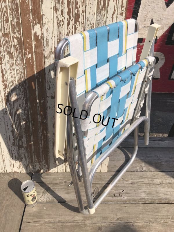 画像18: 60s Vintage Folding Lawn Chair A (B831)