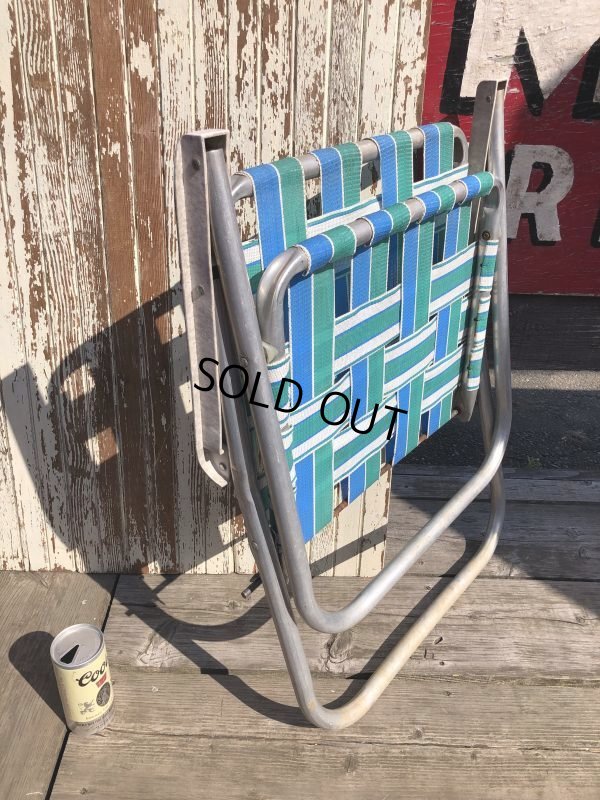 画像12: 60s Vintage Folding Lawn Chair (B830)